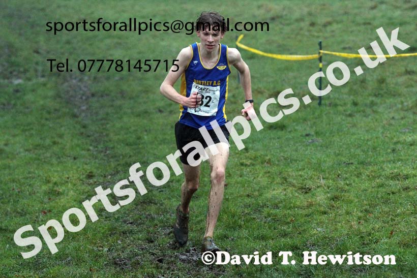 Mens under-17s, NECAA Junior Cross Country Relays, Thornley Farm, Peterlee, Saturday, December 12th. Photo: David T. Hewitson/Sports for All Pics